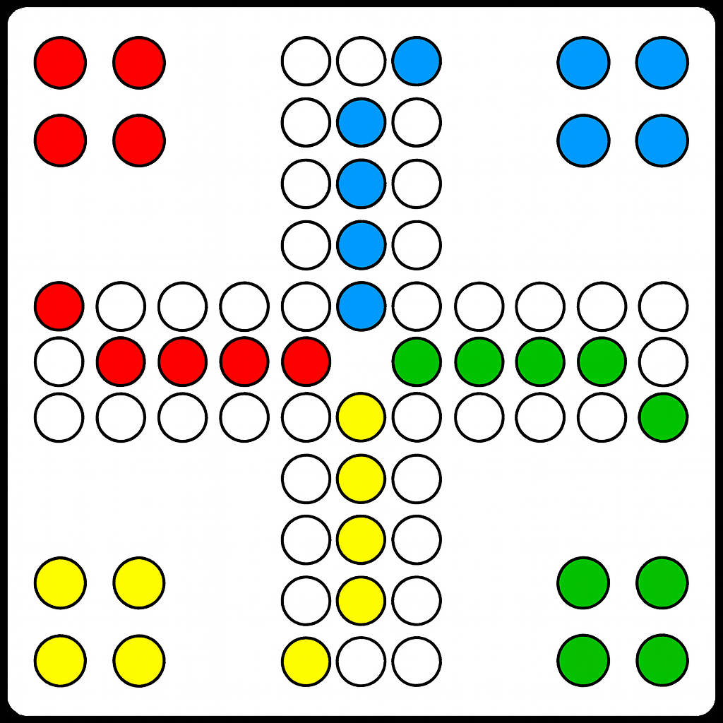 Dice Ludo - Spielbrett